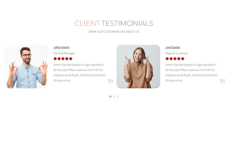 JT Testimonial Module