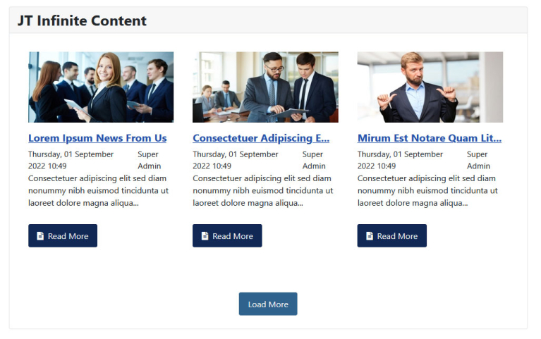 JT Infinite Content