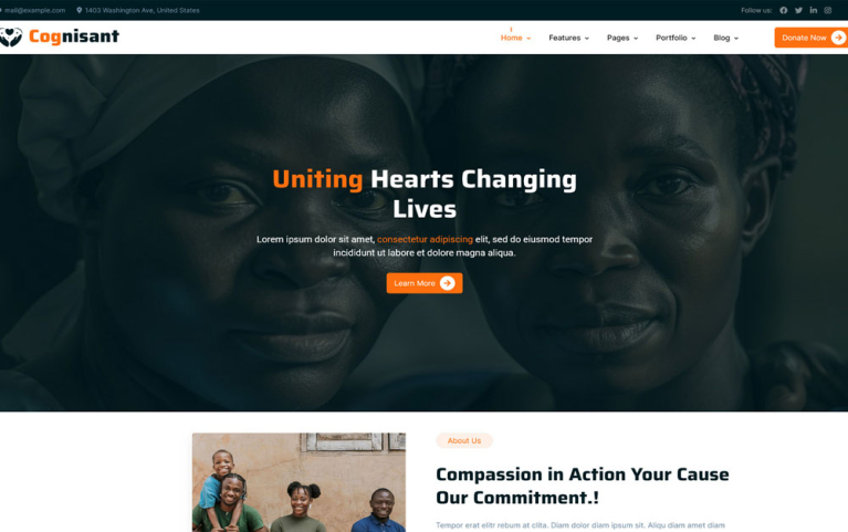 Cognisant Nonprofit Charity Joomla Template