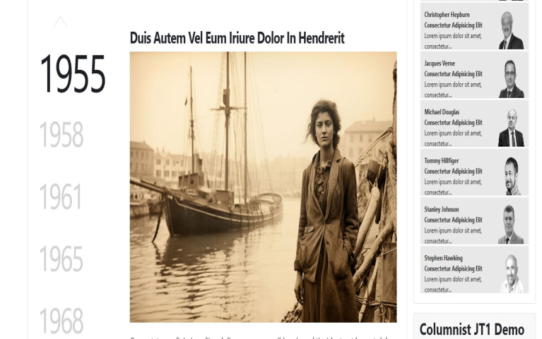 JT Historia Timeline Module