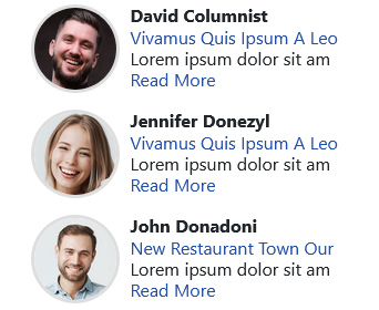 JT Columnar Columnist Module